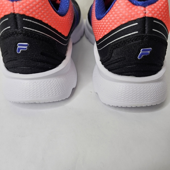 Fila Memory Panorama Athletic Sneakers Black Blue Coral Size 8 NWT - Picture 9 of 12